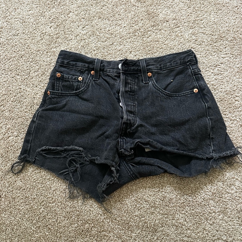 Levi’s black womens Denim Shorts